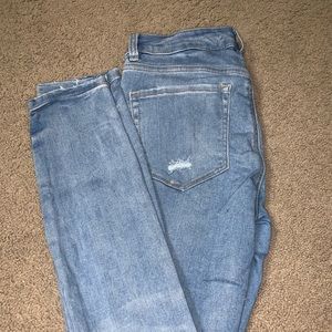 Garage ripped jeans.